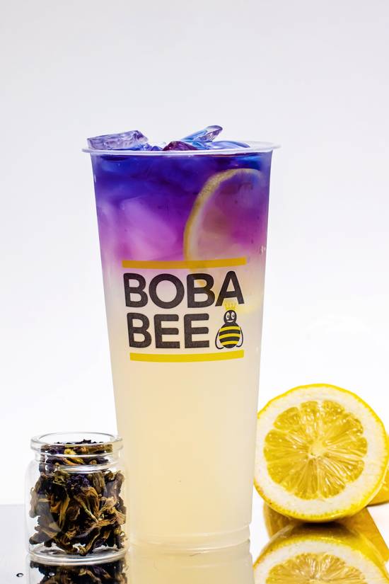Order Butterfly Lemonade (Large) food online from Krak Boba store, Lake Forest on bringmethat.com