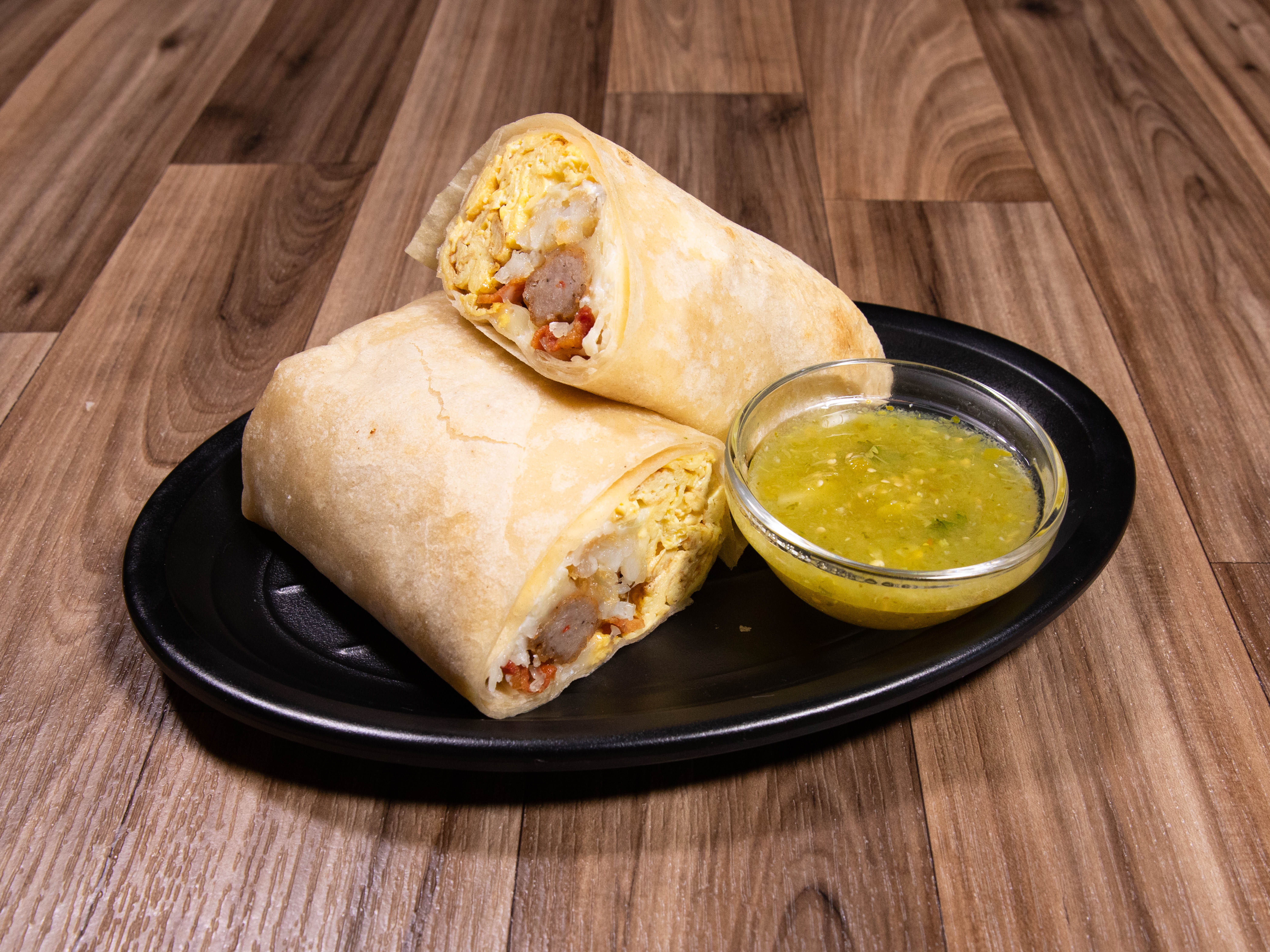 Order Hash Brown Breakfast Burrito food online from Señor Taco store, Chandler on bringmethat.com