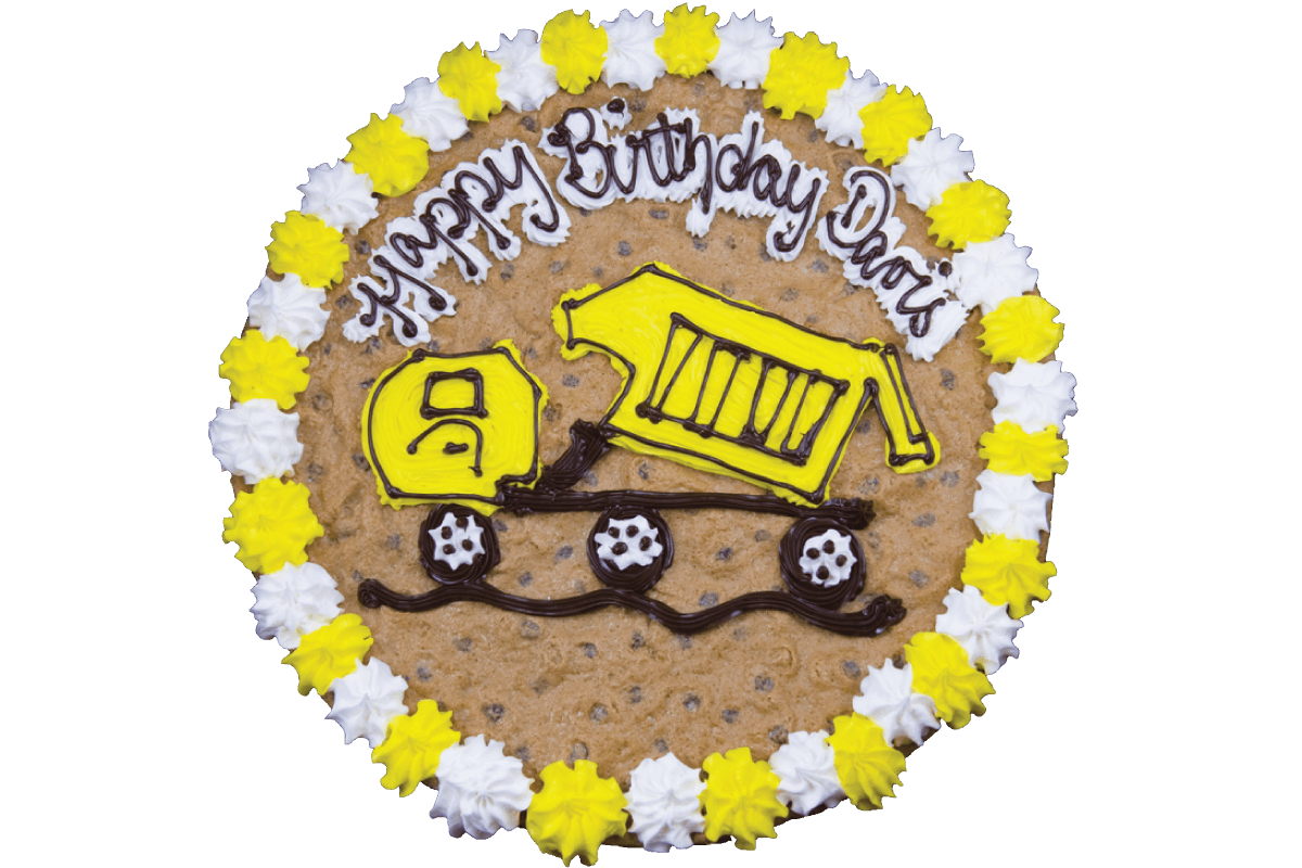 Order #132: Birthday Dump Truck food online from Nestle Toll House Cafe store, Dallas on bringmethat.com