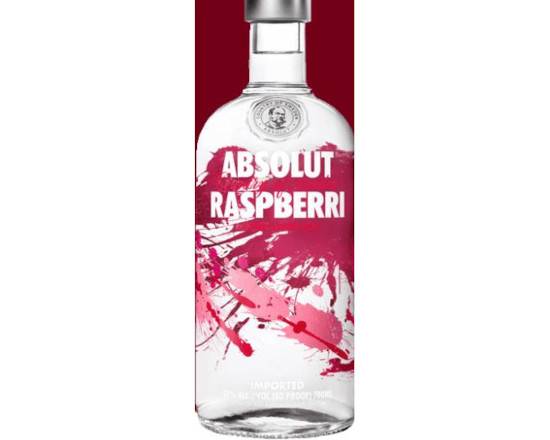 Order Absolut, Raspberri Flavored Vodka · 1 L food online from House Of Wine store, New Rochelle on bringmethat.com