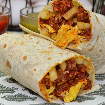 Order Chorizo Special Burrito food online from Federico Mexican Food store, Phoenix on bringmethat.com