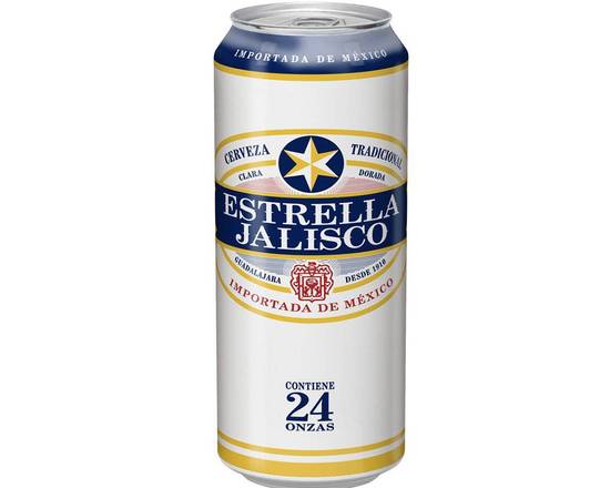 Order Estrella Jalisco, 24oz can (4.5% ABV) food online from Moby Liquor store, Los Angeles on bringmethat.com