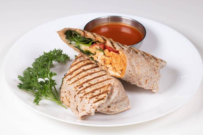 Order Buffalo Chicken Wrap food online from The Cafe' By Prepped Wellness store, Youngstown on bringmethat.com