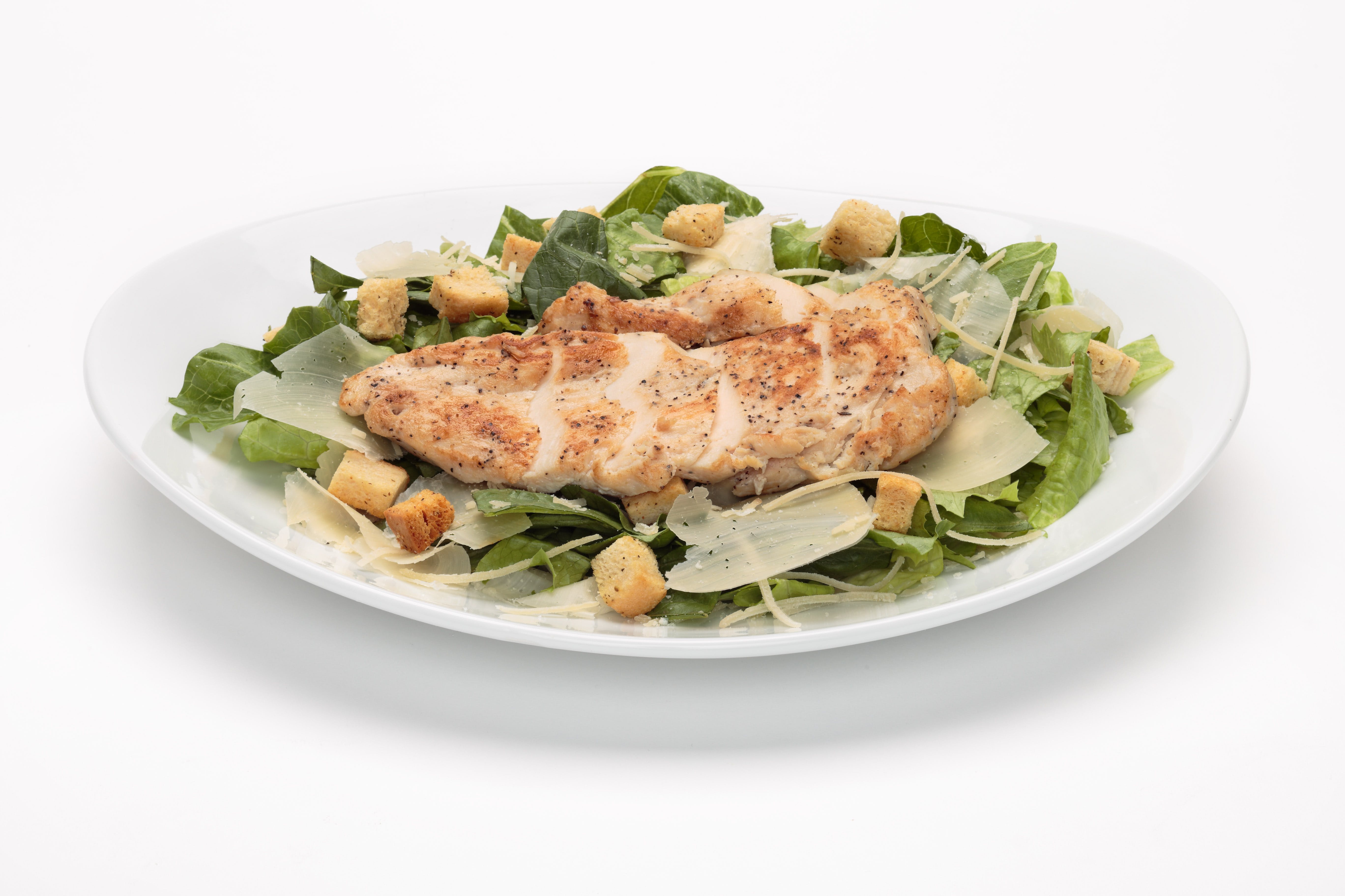 Order Chicken Caesar Salad - Half food online from Oggi Sports | Brewhouse | Pizza store, Garden Grove on bringmethat.com