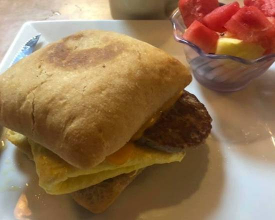 Order Last Minute Egg Sandwich food online from Korner Cafe store, Lewisville on bringmethat.com