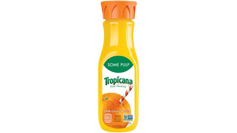 Order Tropicana Pure Premium, 100% Orange Juice Some Pulp food online from Route 7 Food Mart store, Norwalk on bringmethat.com