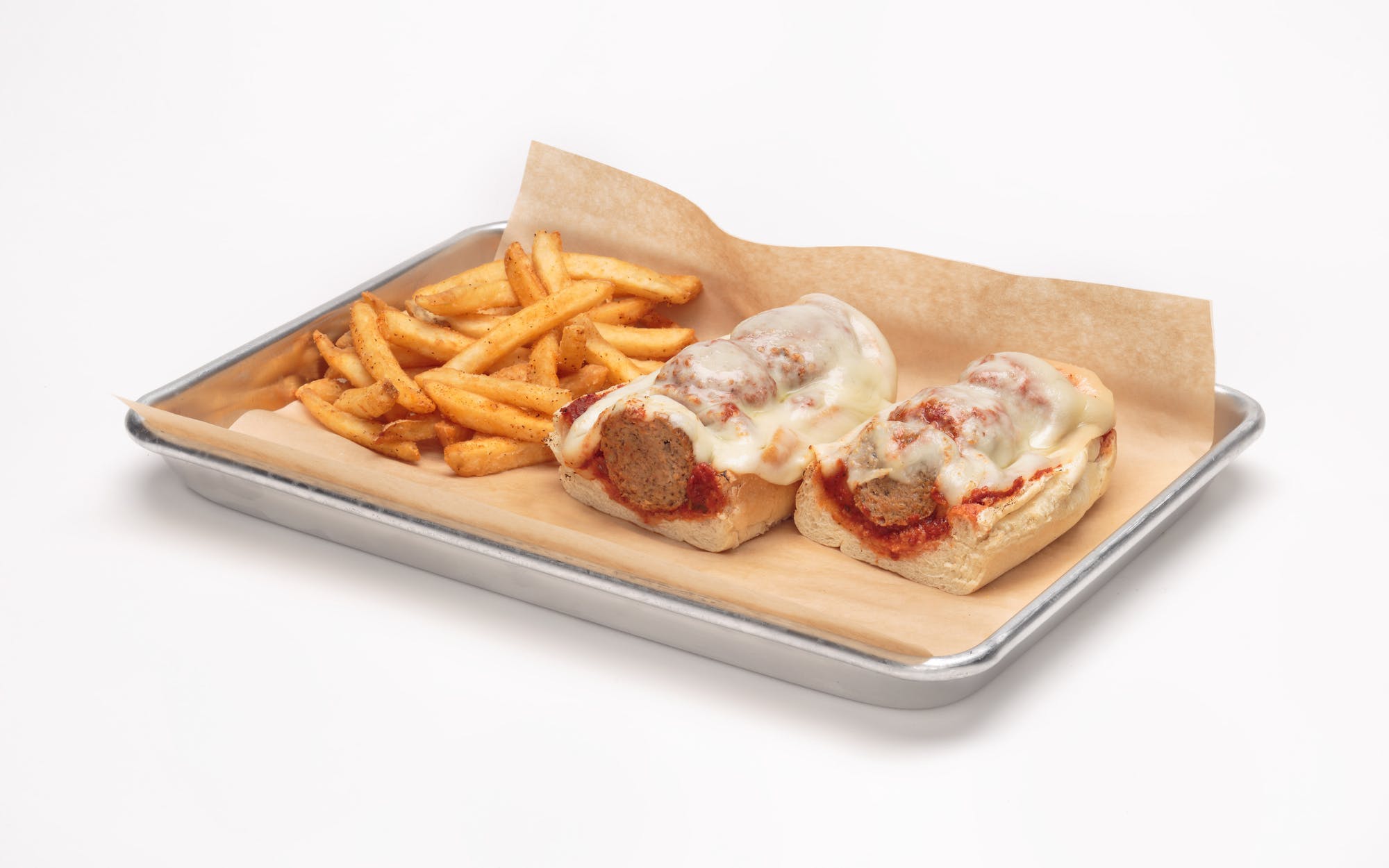 Order Meatball Hero Sandwich - Sandwich food online from Oggi Sports | Brewhouse | Pizza store, Mission Viejo on bringmethat.com