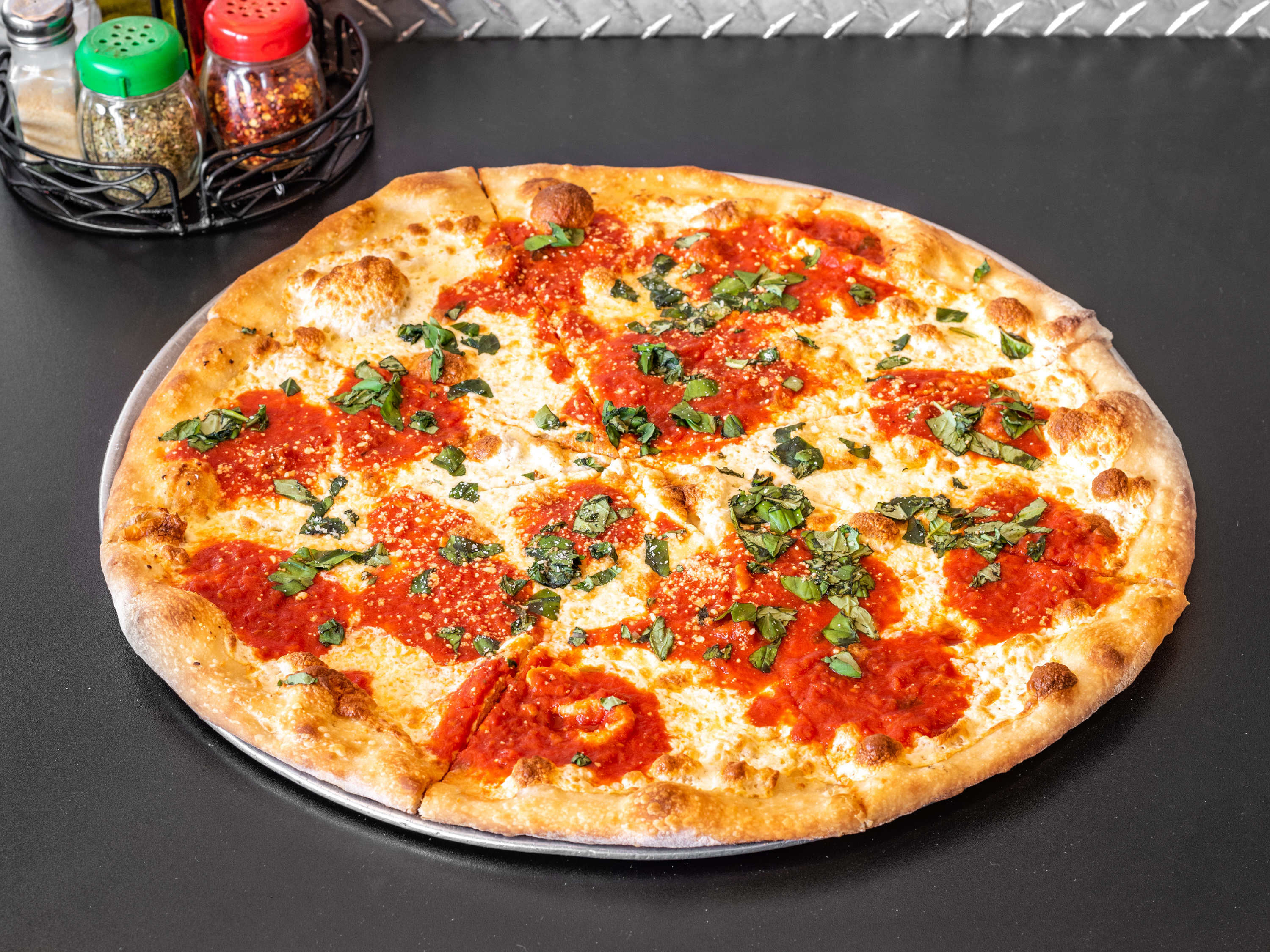 Order Margherita Pizza food online from Scala Pizzeria store, Long Branch on bringmethat.com