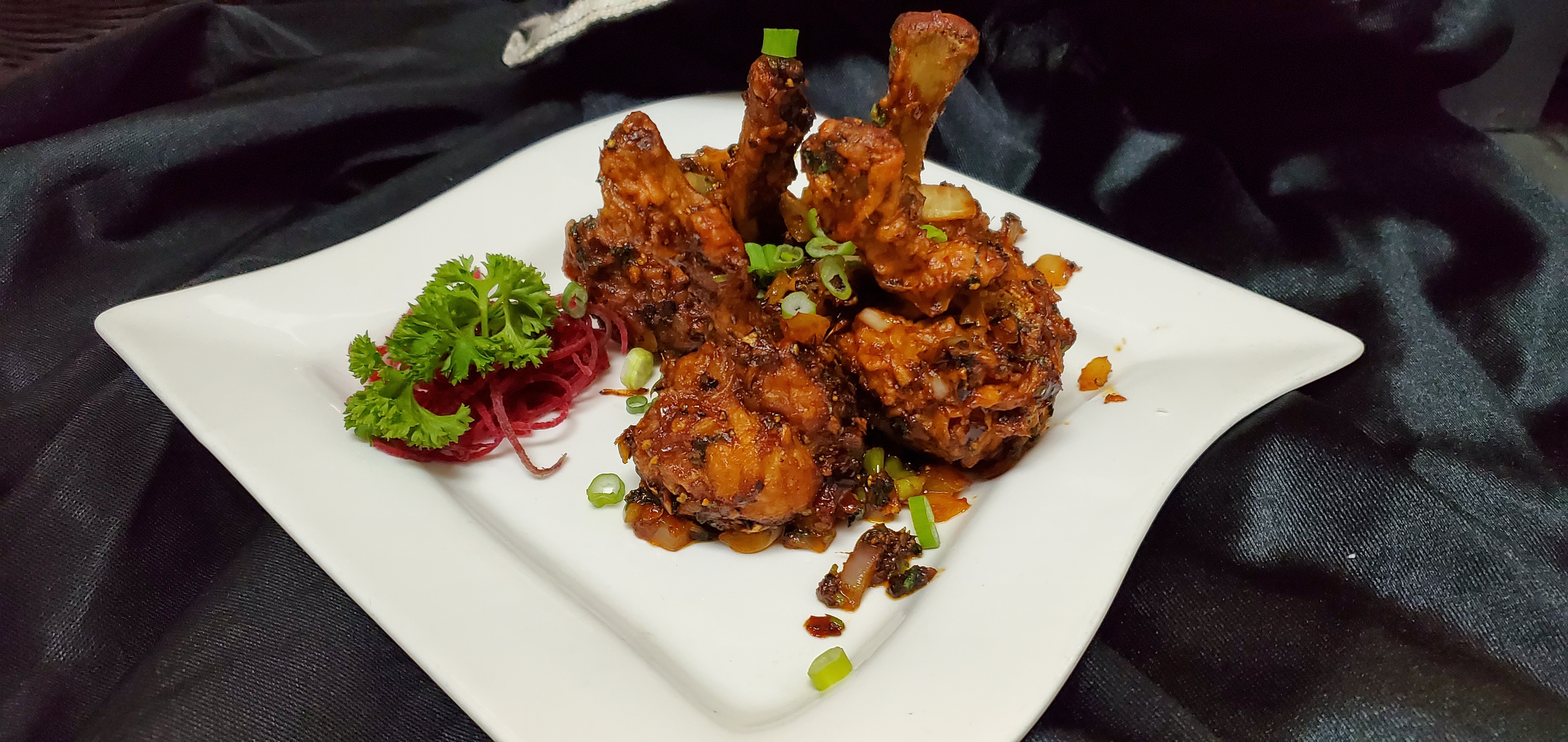 Order Chicken Lollipop (5 Pcs) food online from Spice Route store, Parsippany on bringmethat.com