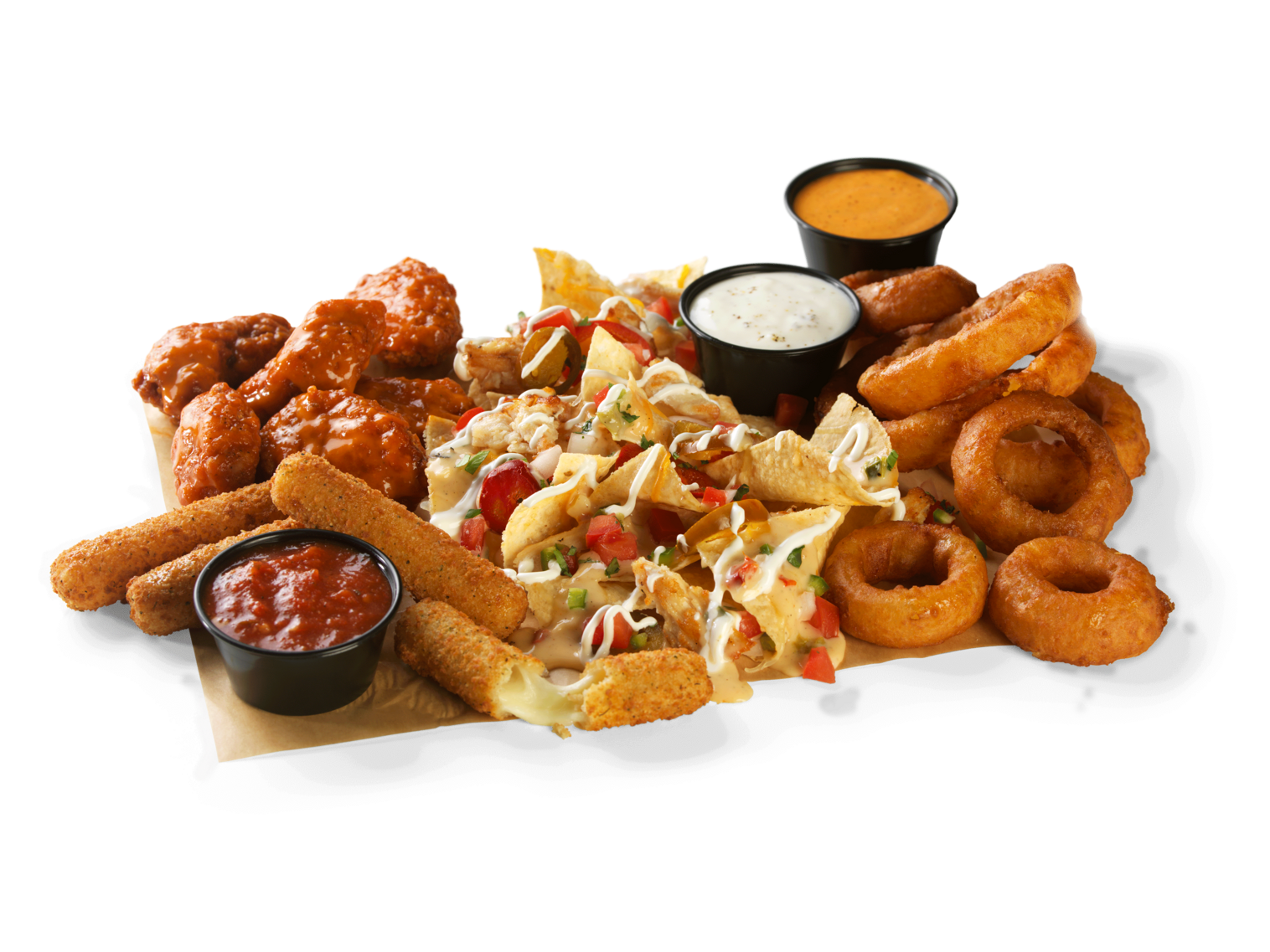 Order House Sampler food online from Wild Burger store, Peachtree Corners on bringmethat.com