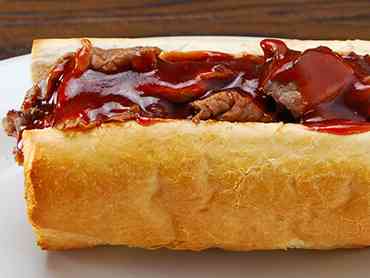 Order BBQ Beef Sandwich food online from Rosati's Pizza store, Round Lake Beach on bringmethat.com