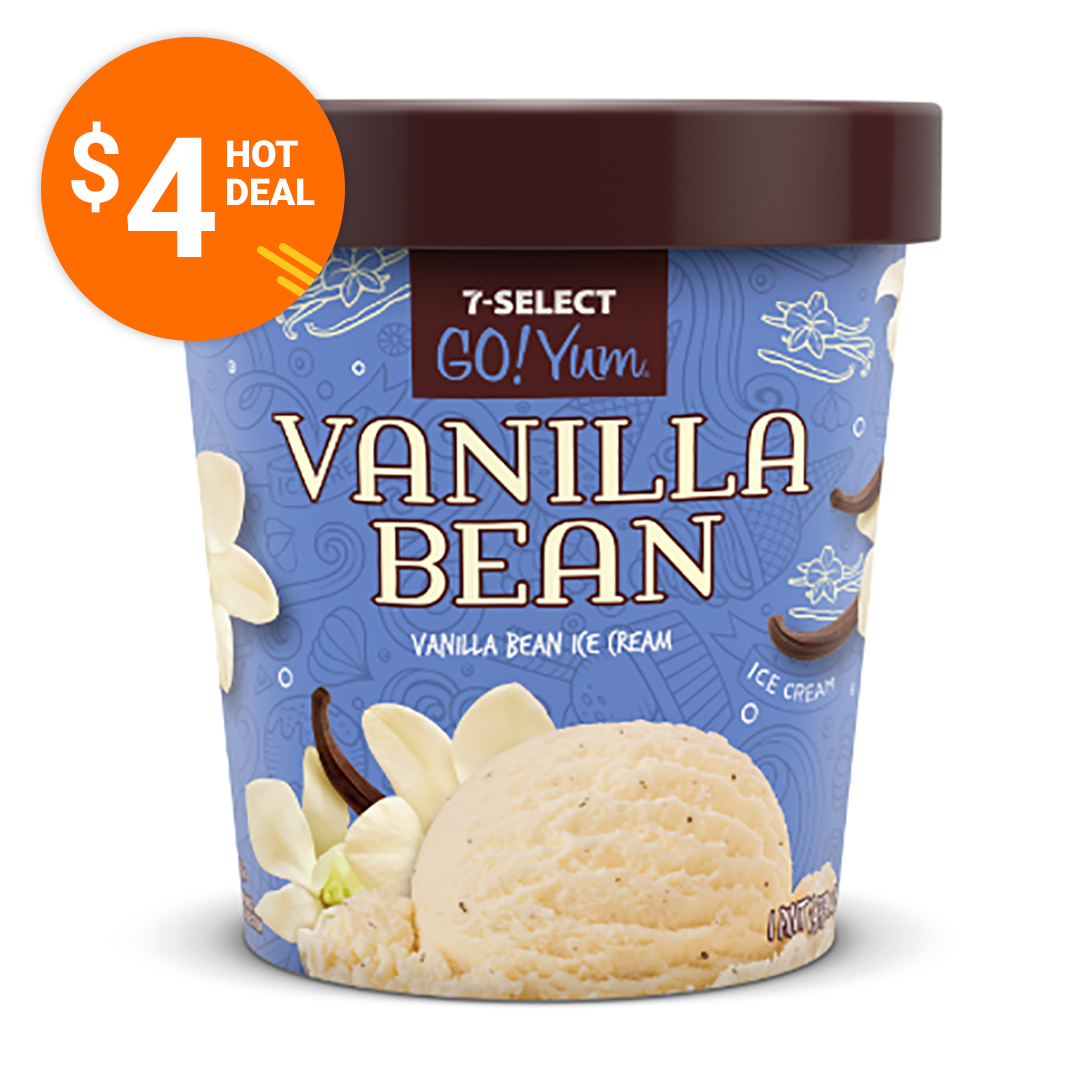 Order 7-Select GoYum Vanilla Bean Pint food online from 7-Eleven store, Bulverde on bringmethat.com