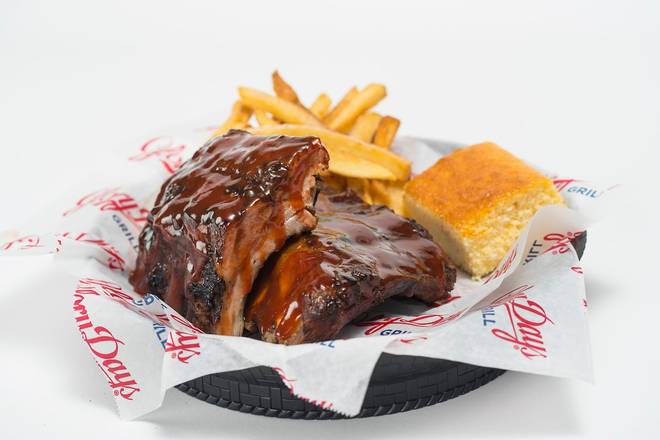 Order BBQ RIBS (Full Order) food online from Glory Days Grill store, Providence on bringmethat.com