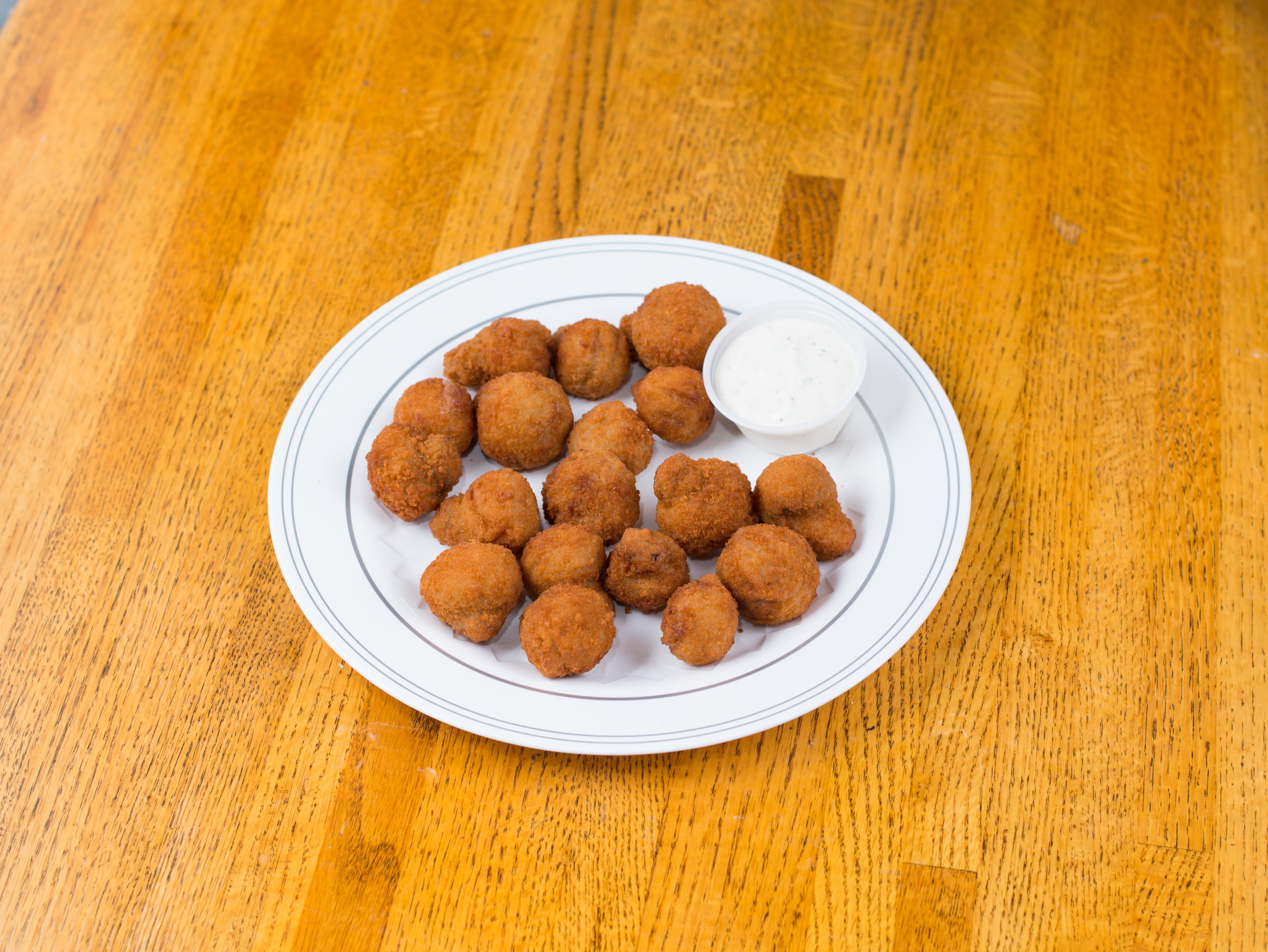 Order Breaded Mushrooms food online from Russell Barbecue store, Countryside on bringmethat.com