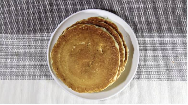 Order Buttermilk Pancakes (2 pcs) food online from Elios Family Restaurant store, San Leandro on bringmethat.com