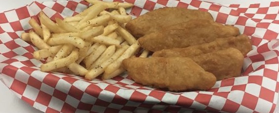 Order Pangasius Fish Basket and Fries food online from Big Tony's West Philly Cheesesteaks store, Dallas on bringmethat.com