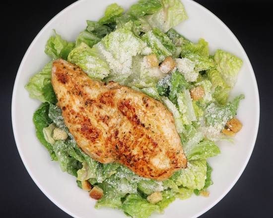 Order CAESAR SALAD WITH CHICKEN food online from EGG’S ALE store, Philadelphia on bringmethat.com