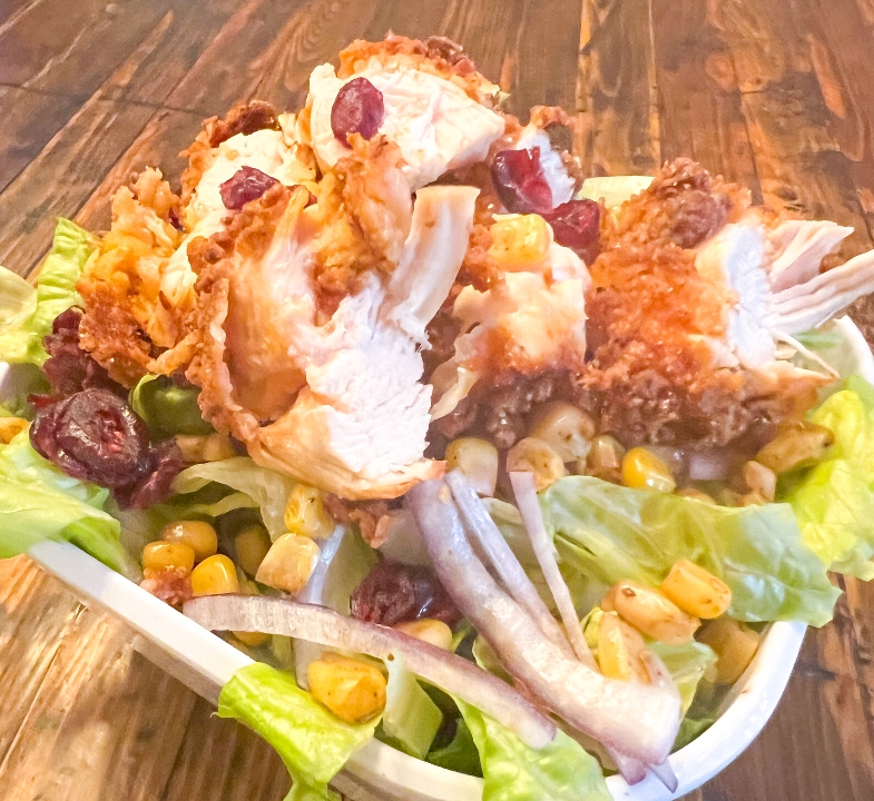 Order Holy Smokes Fall Salad w/ Chicken food online from Holy Smokes Bbq store, Monroeville on bringmethat.com