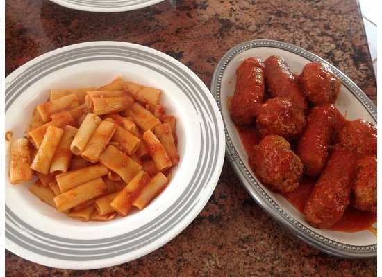 Order Pasta with Sausage food online from City Pizza store, Hartford on bringmethat.com