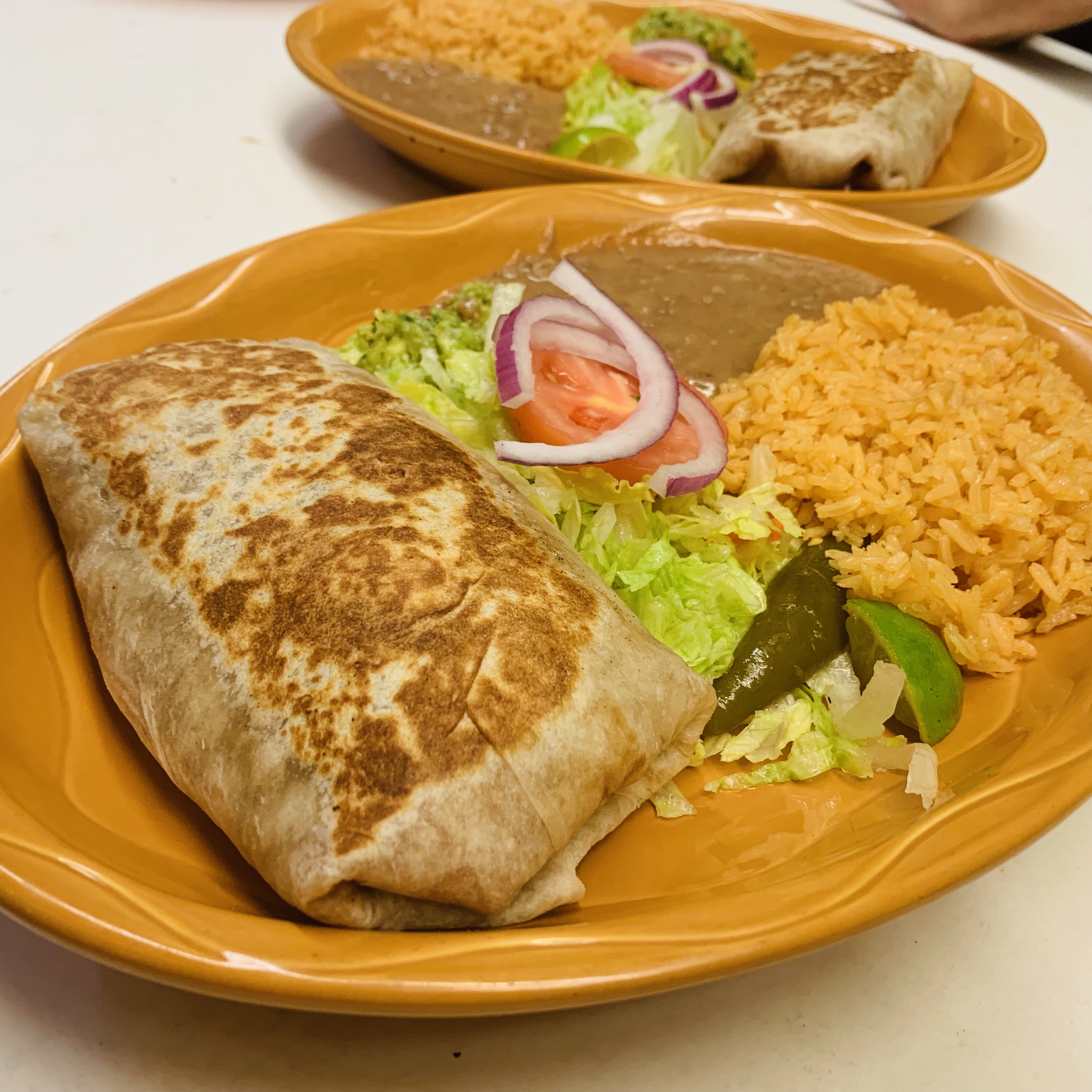Order Burrito Plate food online from El Michoacano store, Gilroy on bringmethat.com