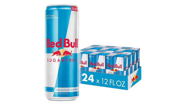 Order Red Bull Sugar Free Energy Drink food online from Trumbull Mobil store, Trumbull on bringmethat.com