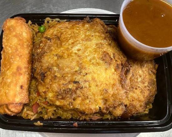 Order C Pork Egg Foo Young food online from Newchinaexpress store, Newport News on bringmethat.com