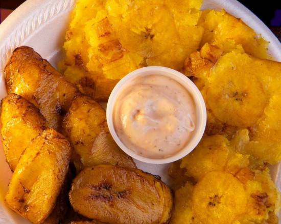 Order Tostones food online from Adobo Puerto Rican Cafe store, Irving on bringmethat.com