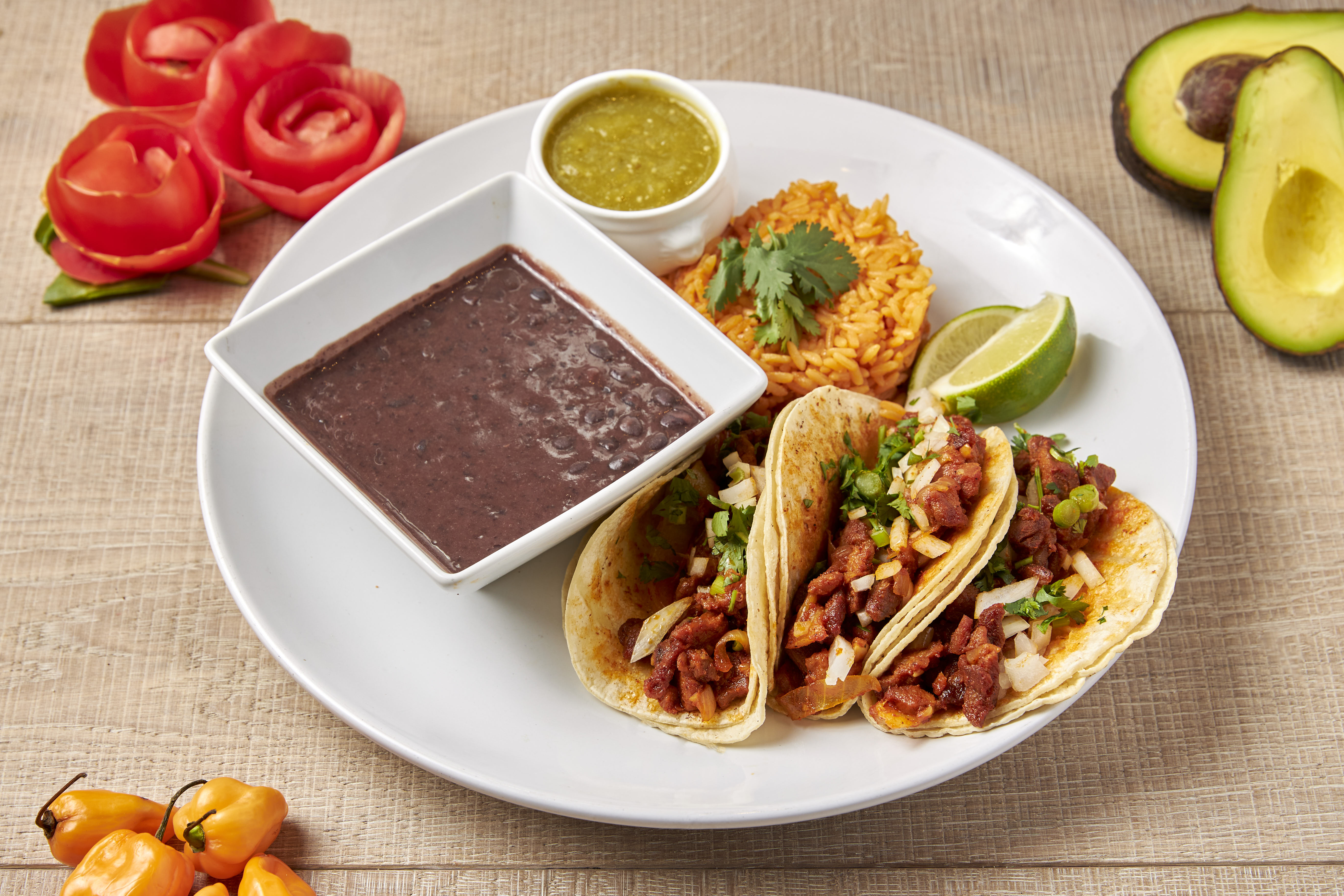 Order Al Pastor Taco Meal food online from Market Creations store, Chicago on bringmethat.com