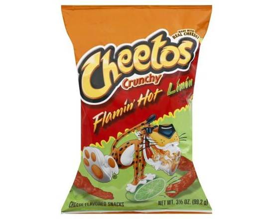 Order Cheetos Flamin Hot Limon 3.25oz food online from Rocket store, Garden Grove on bringmethat.com