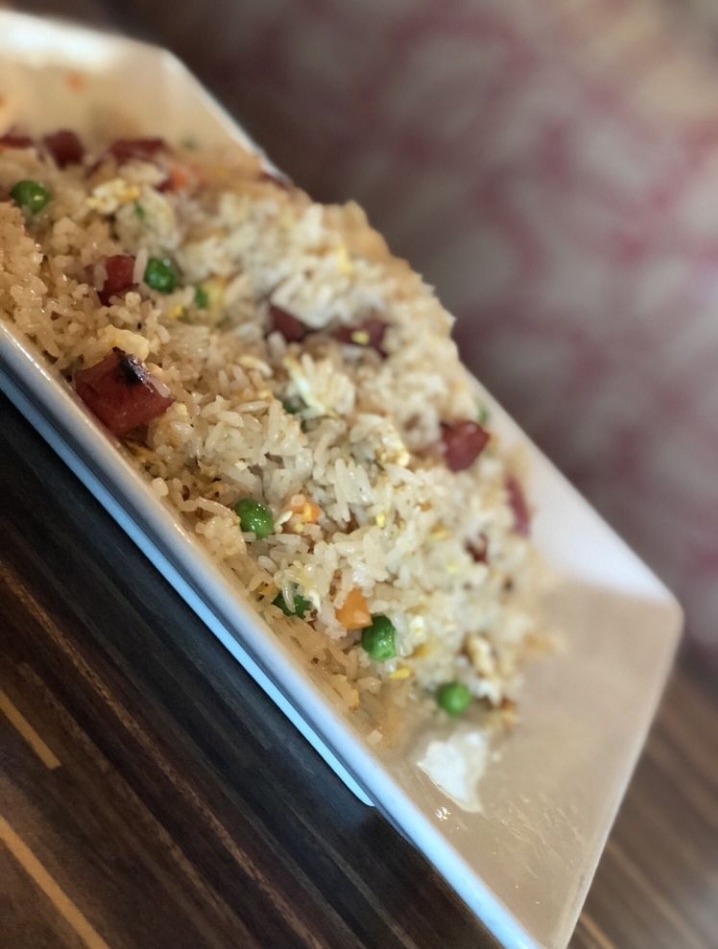 Order 50. Chinese Sausage Fried Rice food online from T-Pho Noodle And Grill store, Fontana on bringmethat.com