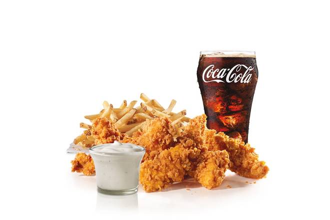 Order 5 Piece - Hand-Breaded Chicken Tenders™  Combo food online from Carls Jr/Green Burrito store, Tucson on bringmethat.com