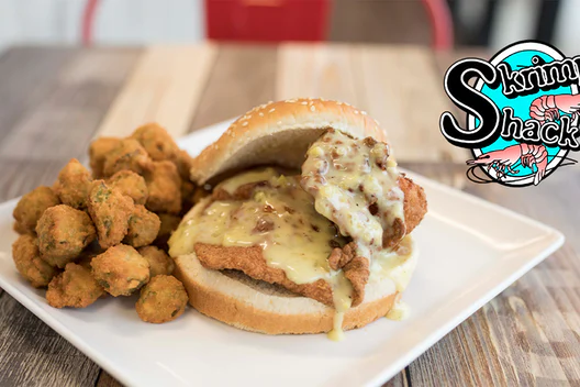 Order Signature Chicken Sandwich food online from Skrimp Shack store, Augusta on bringmethat.com