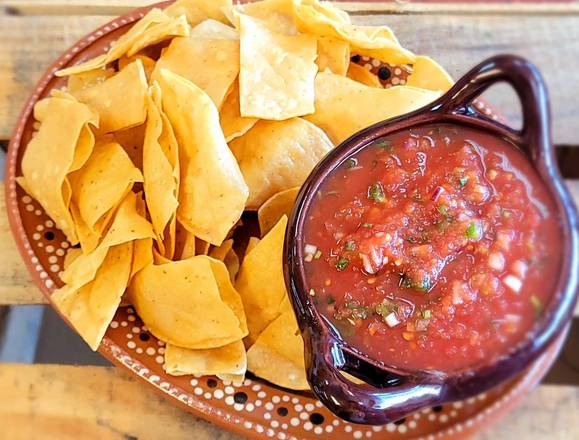 Order Salsa and Chips food online from El Famous Burrito store, Orland Park on bringmethat.com