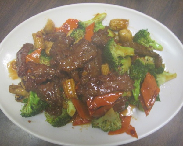 Order Hunan Beef Dinner food online from Peking Express store, Alexandria on bringmethat.com