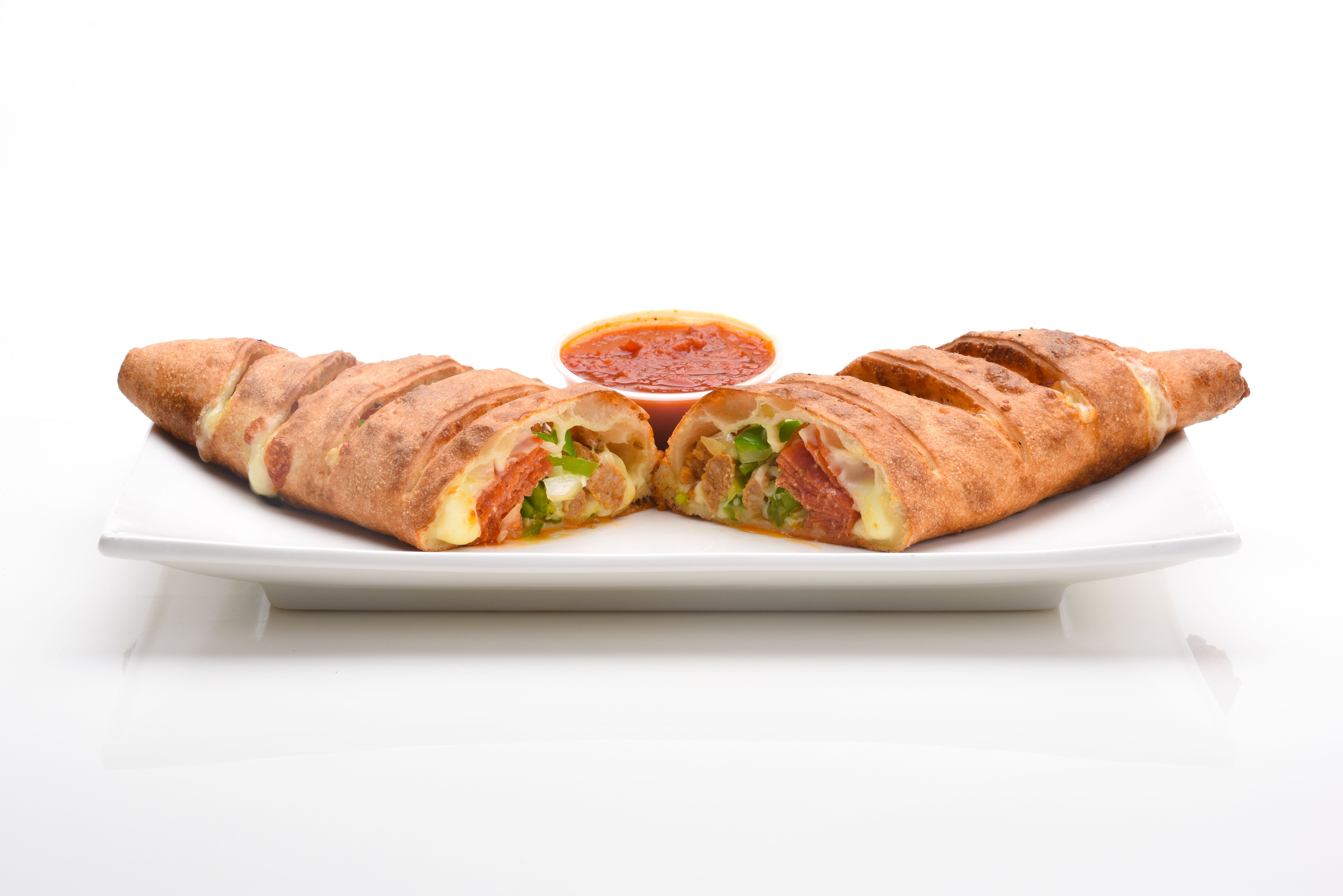 Order Create Your Own Stromboli - Stromboli food online from Paisano Pizza store, Alexandria on bringmethat.com