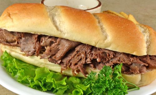 Order French Dip Combo food online from Fryn' Pan Family Restaurant store, Fargo on bringmethat.com