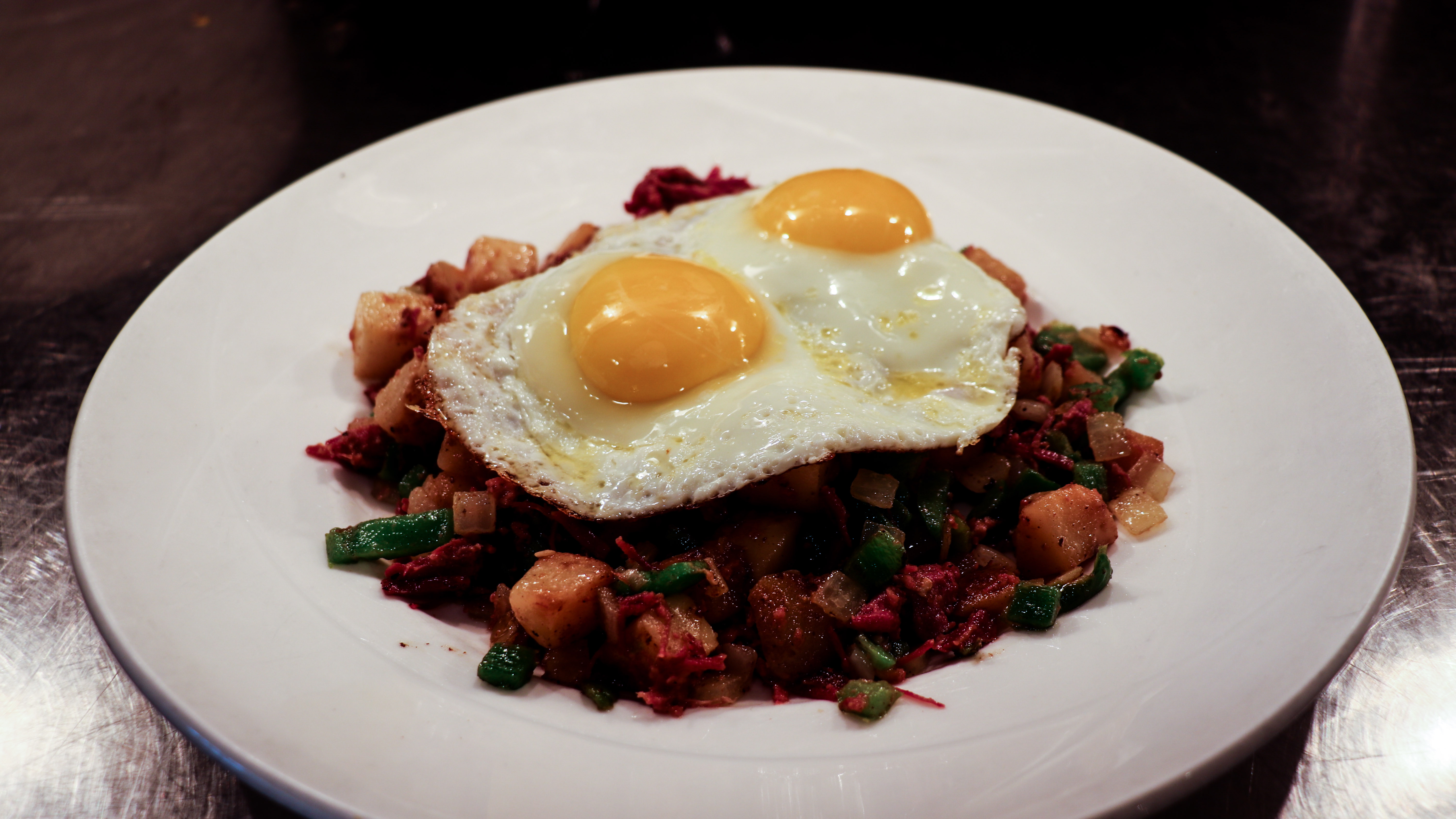 Order Corned Beef Hash & Eggs food online from Yolk store, River Forest on bringmethat.com