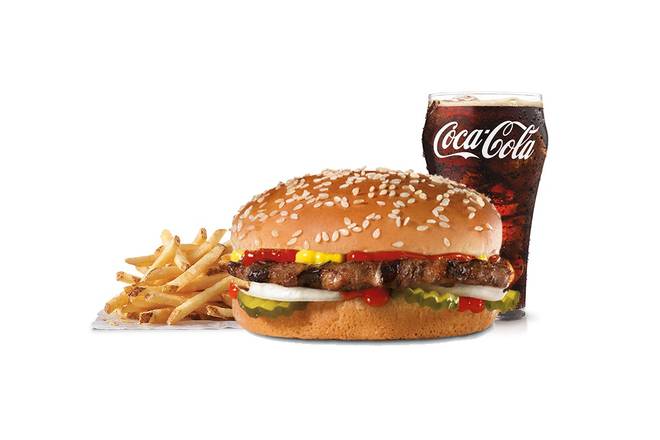Order Big Hamburger Combo food online from Carl'S Jr. store, Meridan on bringmethat.com