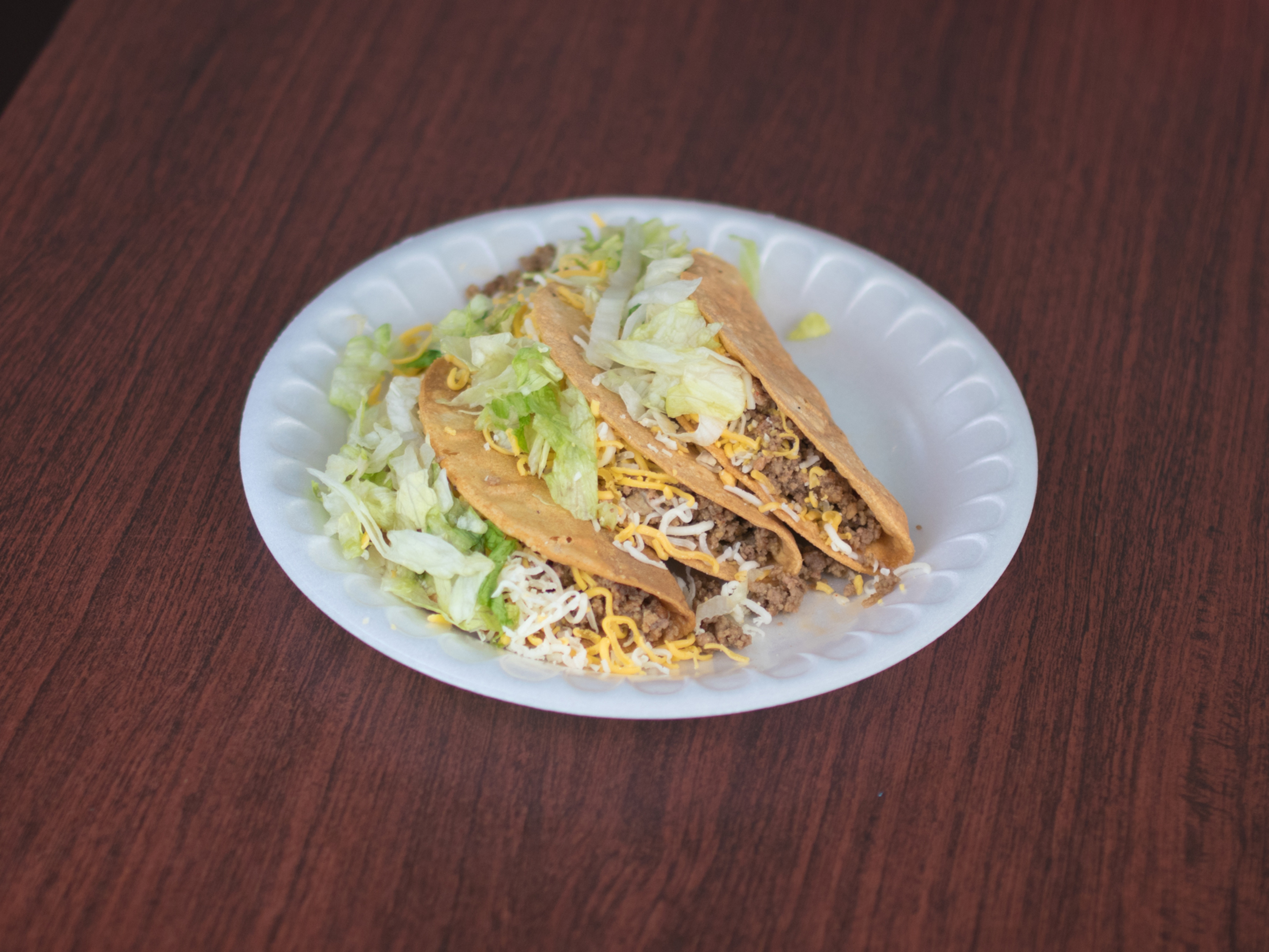 Order Ground Beef Taco food online from Linas Mexican Restaurant store, Omaha on bringmethat.com