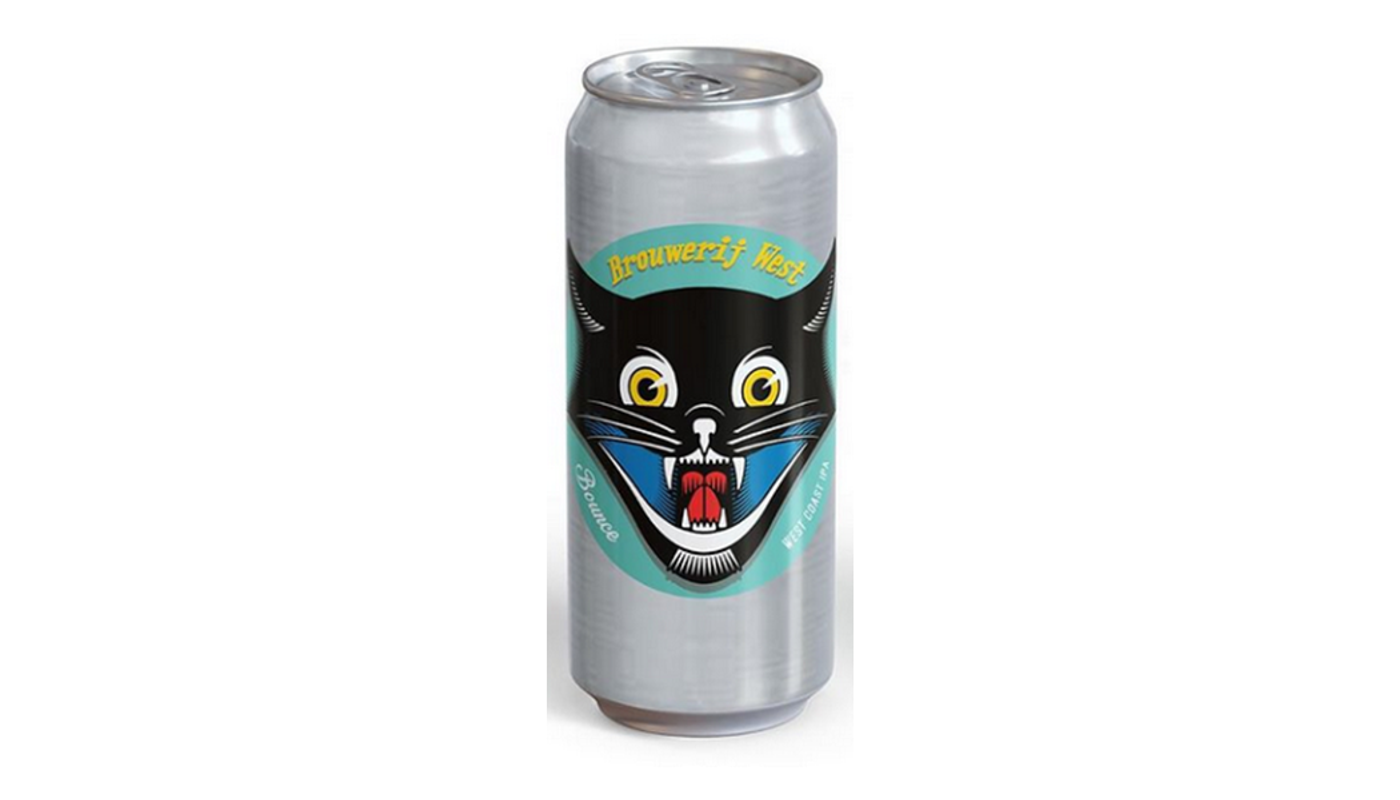 Order Brouwerij Bounce West Coast IPA 16oz Can food online from Village Commons Liquor store, Camarillo on bringmethat.com