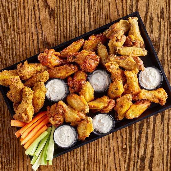 Order 25 Piece Wings food online from Wild Wing Cafe store, Hilton Head Island on bringmethat.com