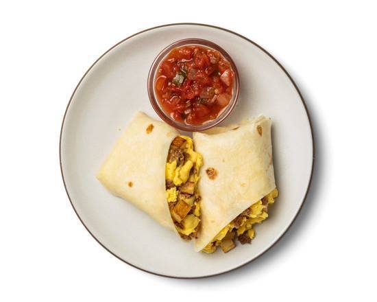 Order Tex-Mex Breakfast Wrap with Homemade Salsa food online from Snap Kitchen store, Dallas on bringmethat.com