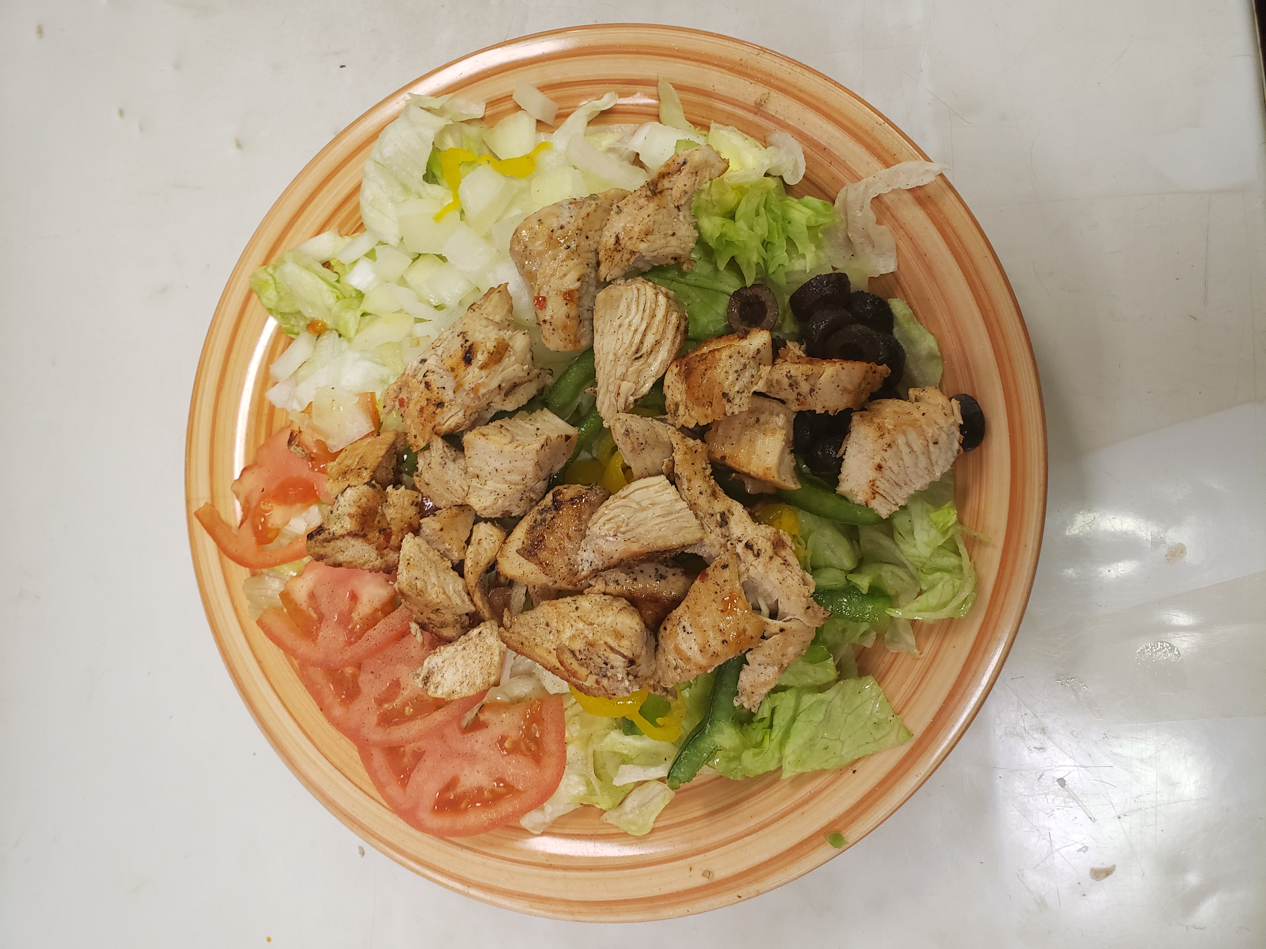 Order Grilled Chicken Salad food online from Roma Pizza store, Blacksburg on bringmethat.com