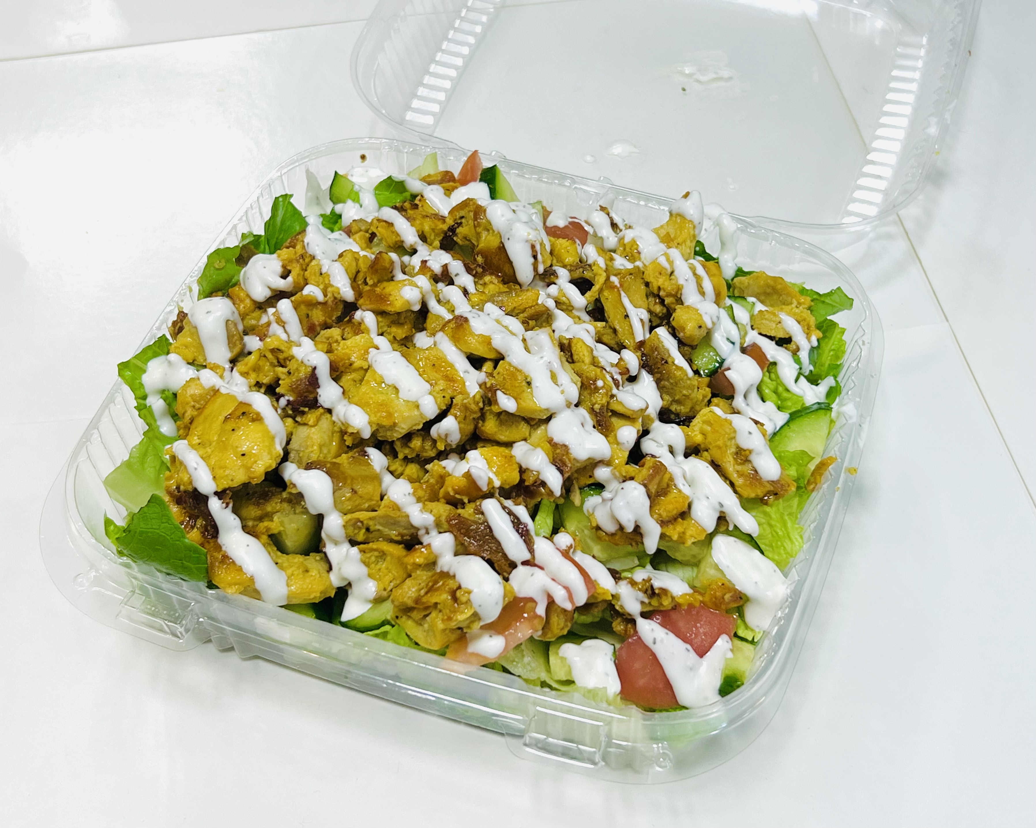 Order Grilled Chicken Salad food online from Crown Fried Chicken store, Newark on bringmethat.com