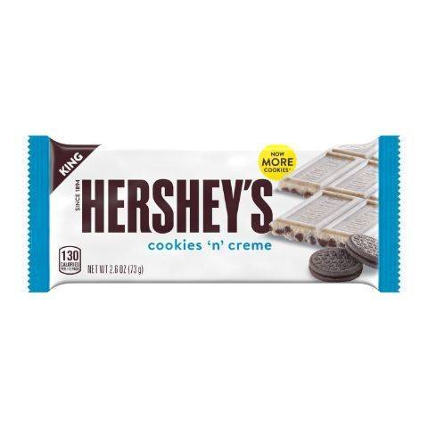 Order Hershey's Cookies & Cream King Size 2.6oz food online from 7-Eleven store, Lakewood on bringmethat.com