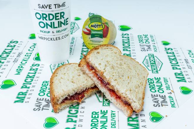 Order Kids PB&J Meal food online from Mr. Pickle Sandwich Shop store, Lincoln on bringmethat.com