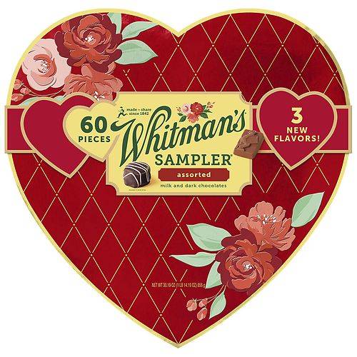 Order Whitman's Valentine Chocolate Heart Box - 30.19 oz food online from Walgreens store, Riverside on bringmethat.com