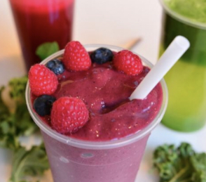 Order Strawberry, Blueberry and Raspberry Smoothie food online from Fancy Juice store, New York on bringmethat.com