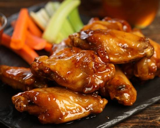 Order Honey Hot - 8 Wings food online from Firebelly Wings store, Morris Plains on bringmethat.com