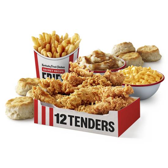 Order 12 Tenders Family Bucket Meal food online from KFC store, Morganton on bringmethat.com